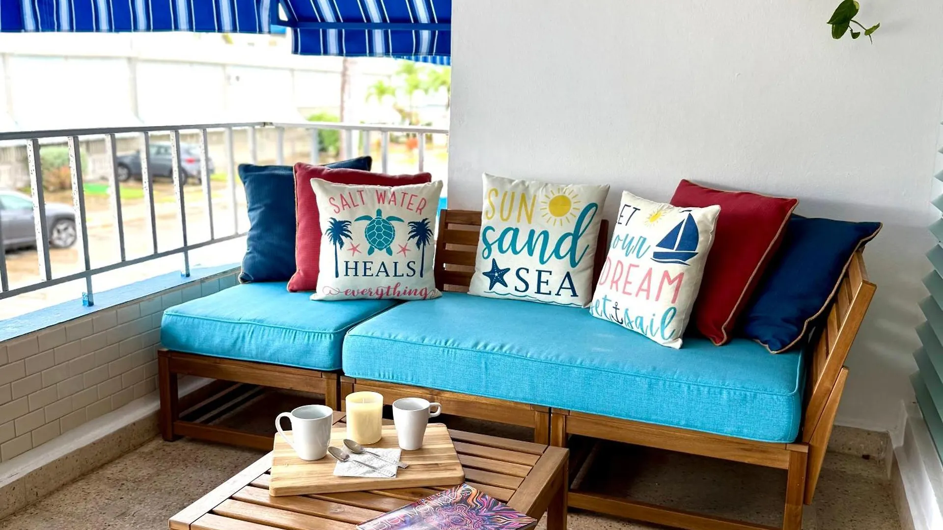 Oceanview Apartment Steps To The Beach Luquillo